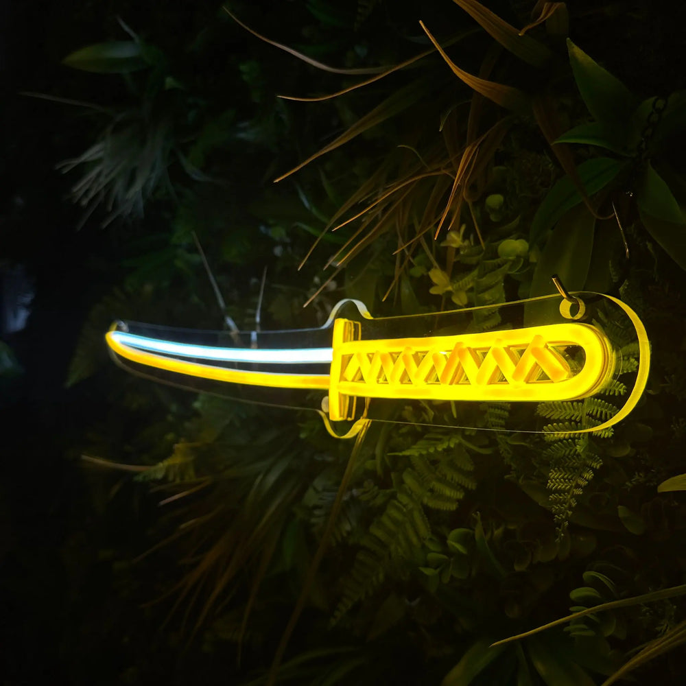 enseigne néon led katana