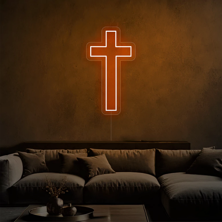 neon-Croix_religieuse-orange