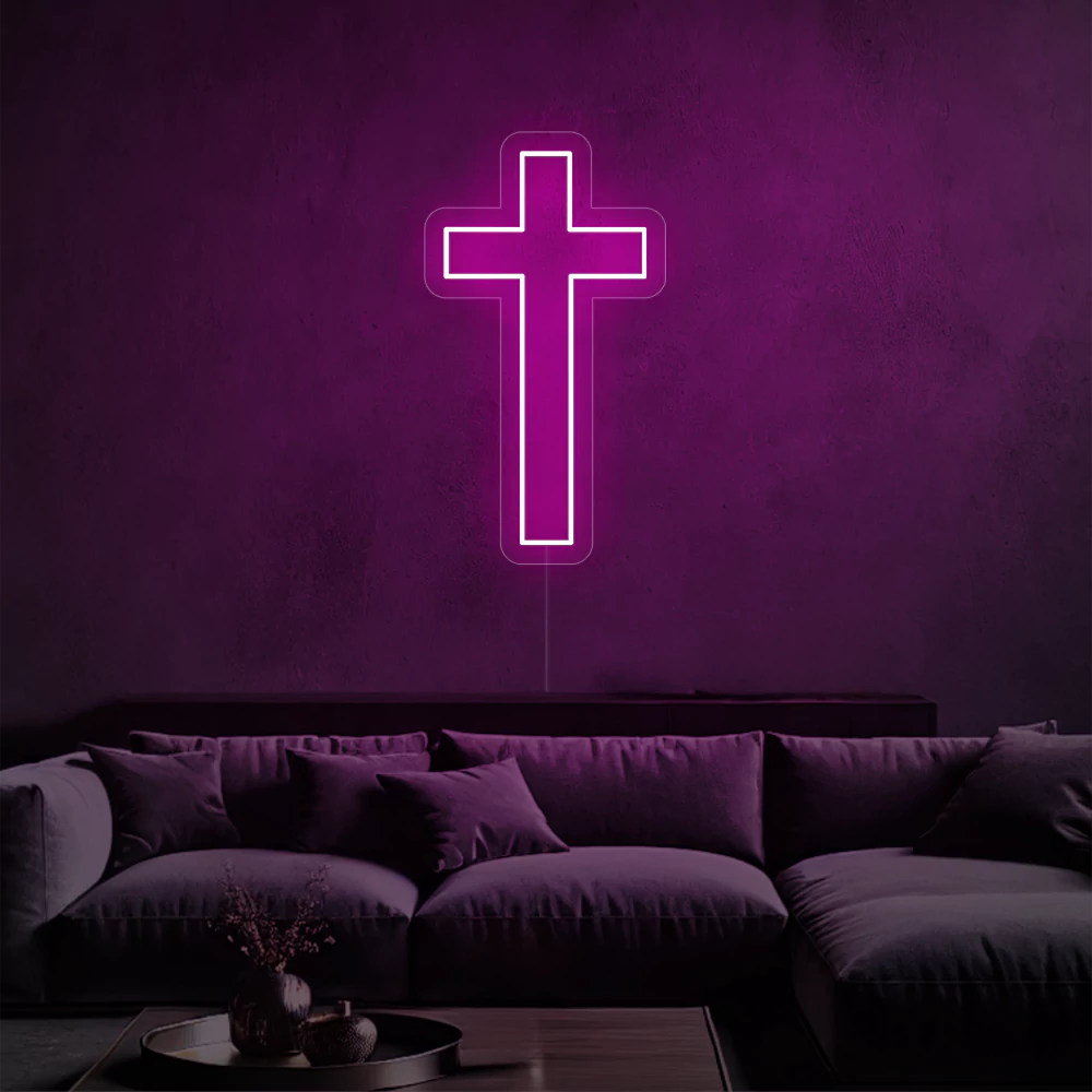 neon-Croix_religieuse-pink