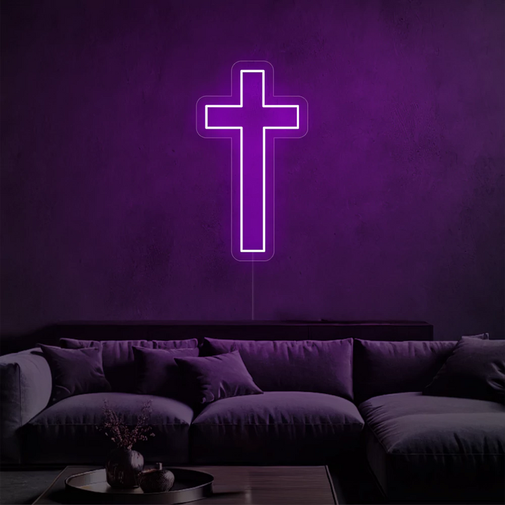 neon-Croix_religieuse-purple