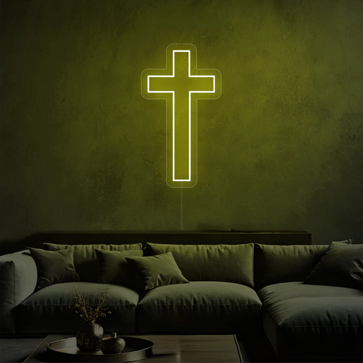 neon-Croix_religieuse-yellow
