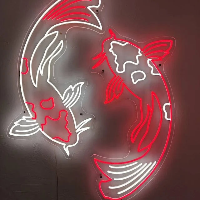 néon carpe koi