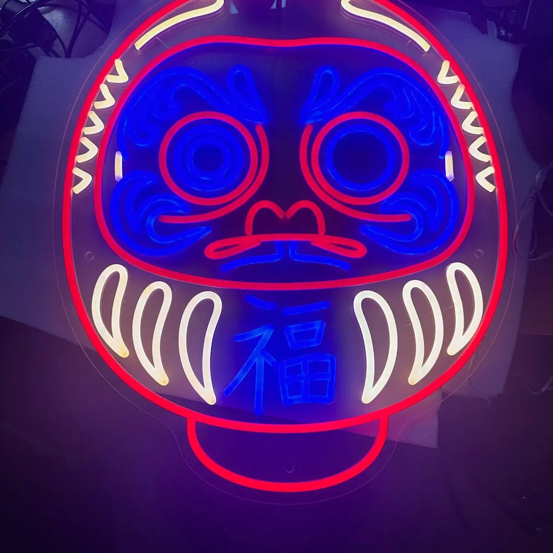 neon daruma