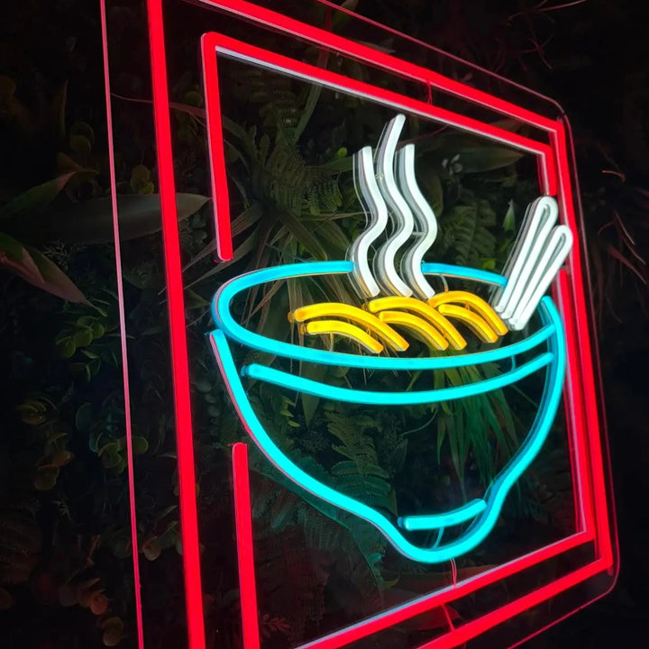 neon ramen japonais