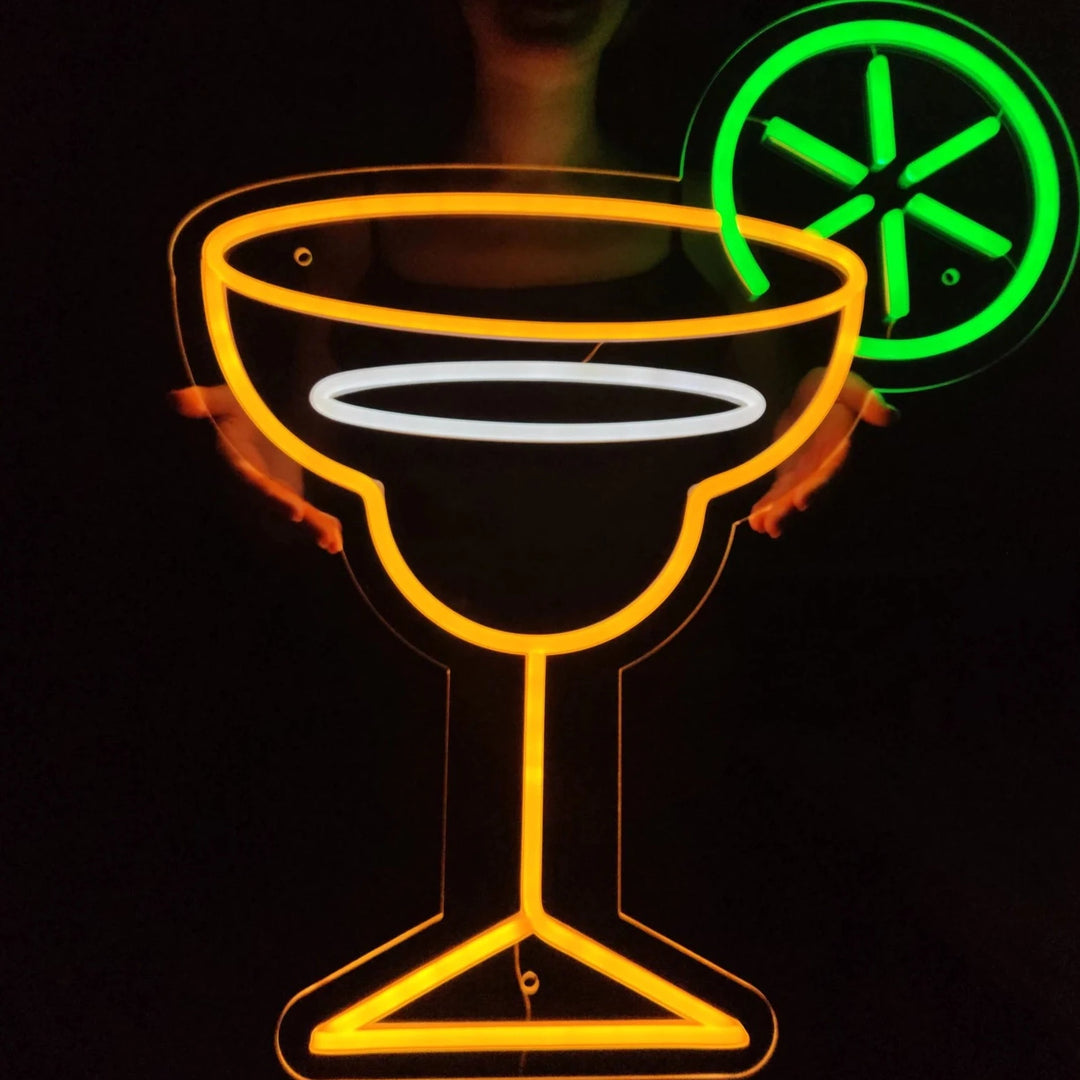 neon bar margarita