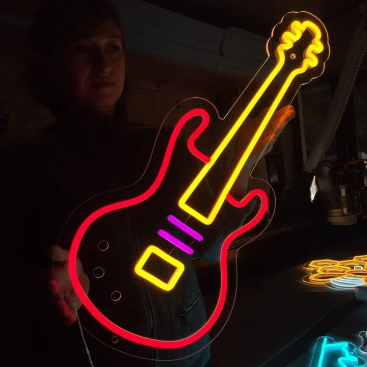neon guitare
