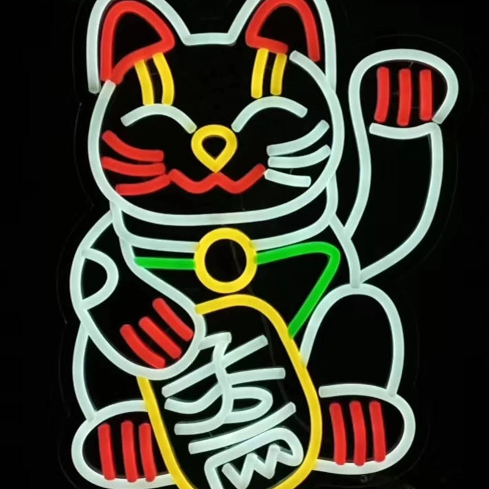 neon LED maneki neko