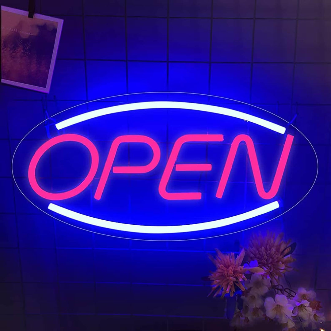 neon mural open