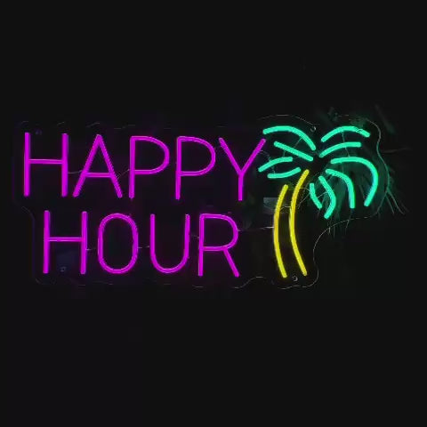Néon LED Happy Hour