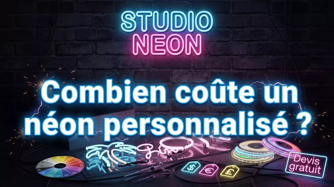 Combien coûte un néon personnalisé ?