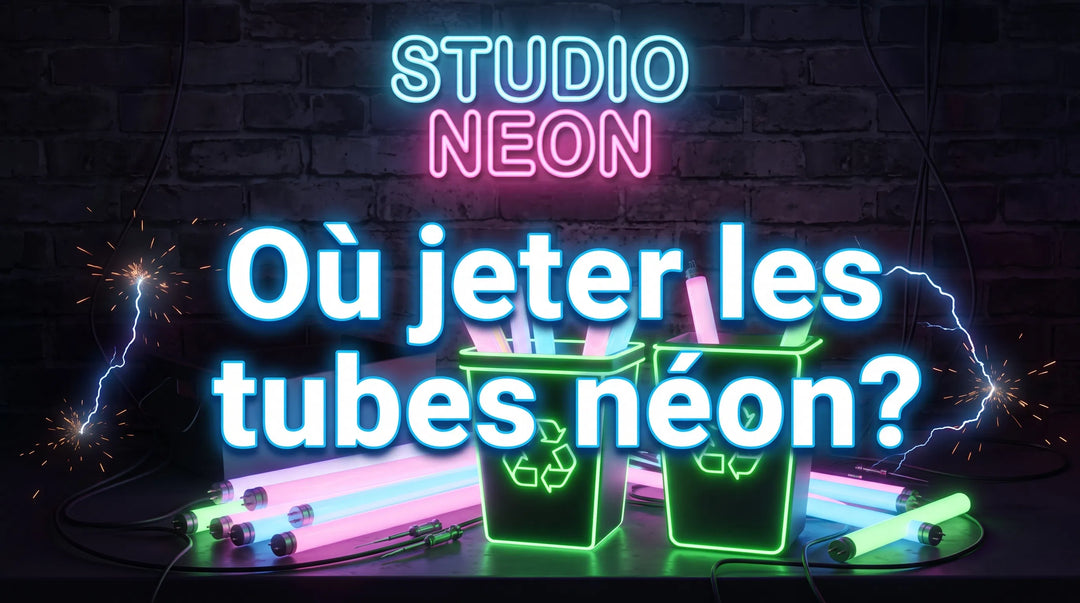 Où jeter les tubes néon ?