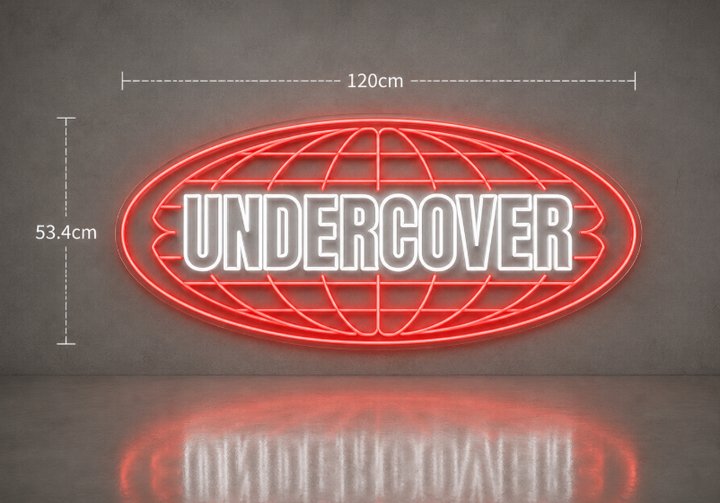 UNDERCOVER néon personnalisé