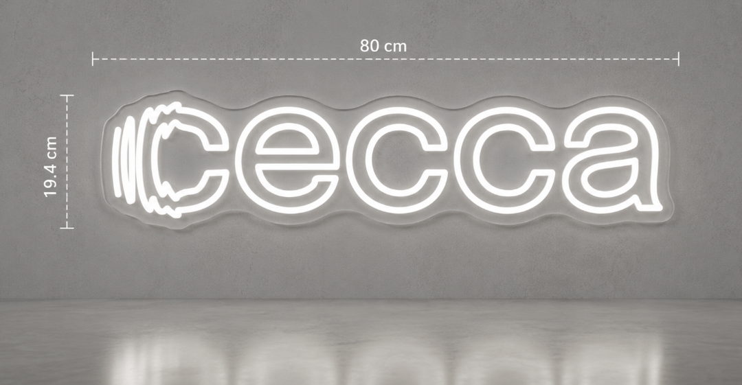 CECCA néon personnalisé - RGB + Bandes Adhésives