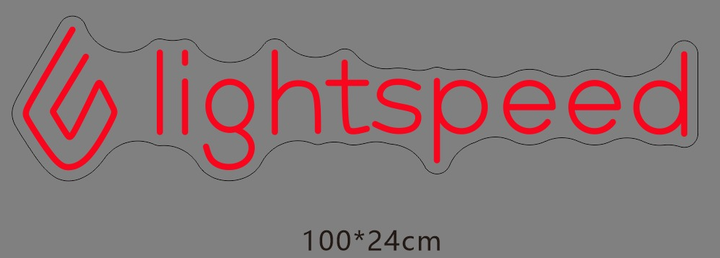 LIGHTSPEED néon personnalisé