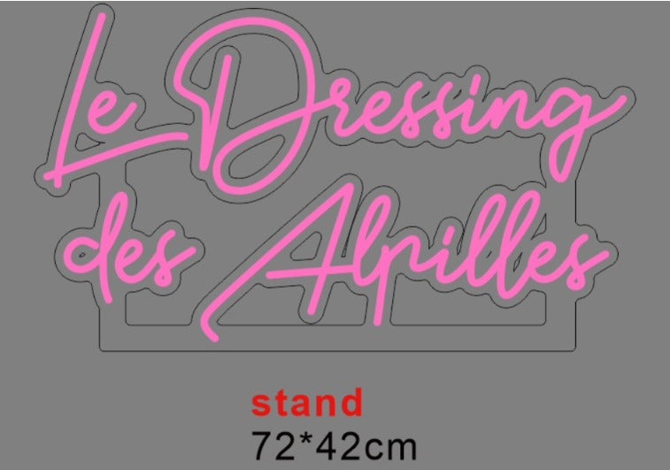 LE DRESSING DES ALPILLES néon personnalisé