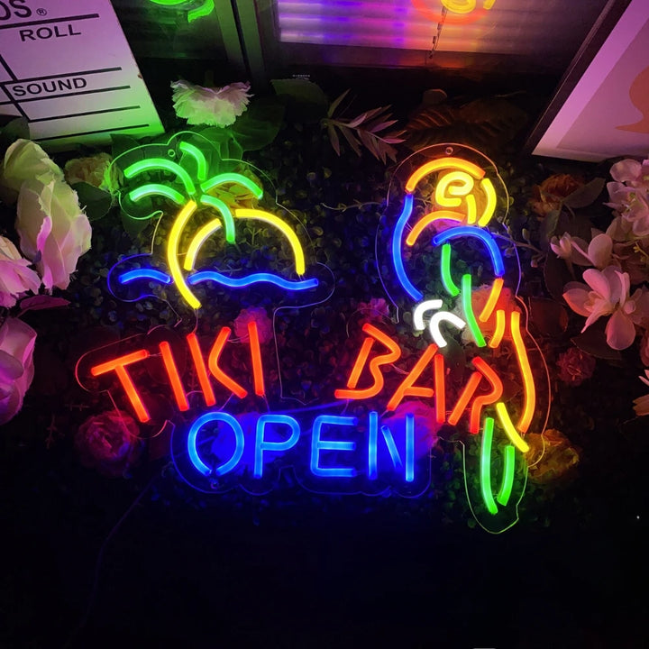 enseigne tiki bar
