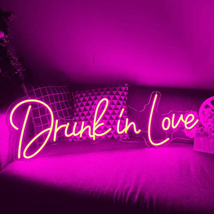 neon drunk in love rose