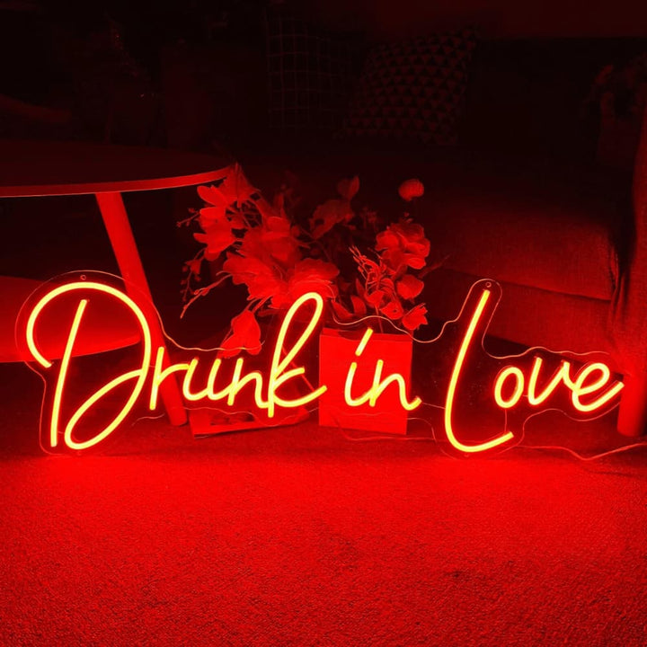 néon mural drunk in love