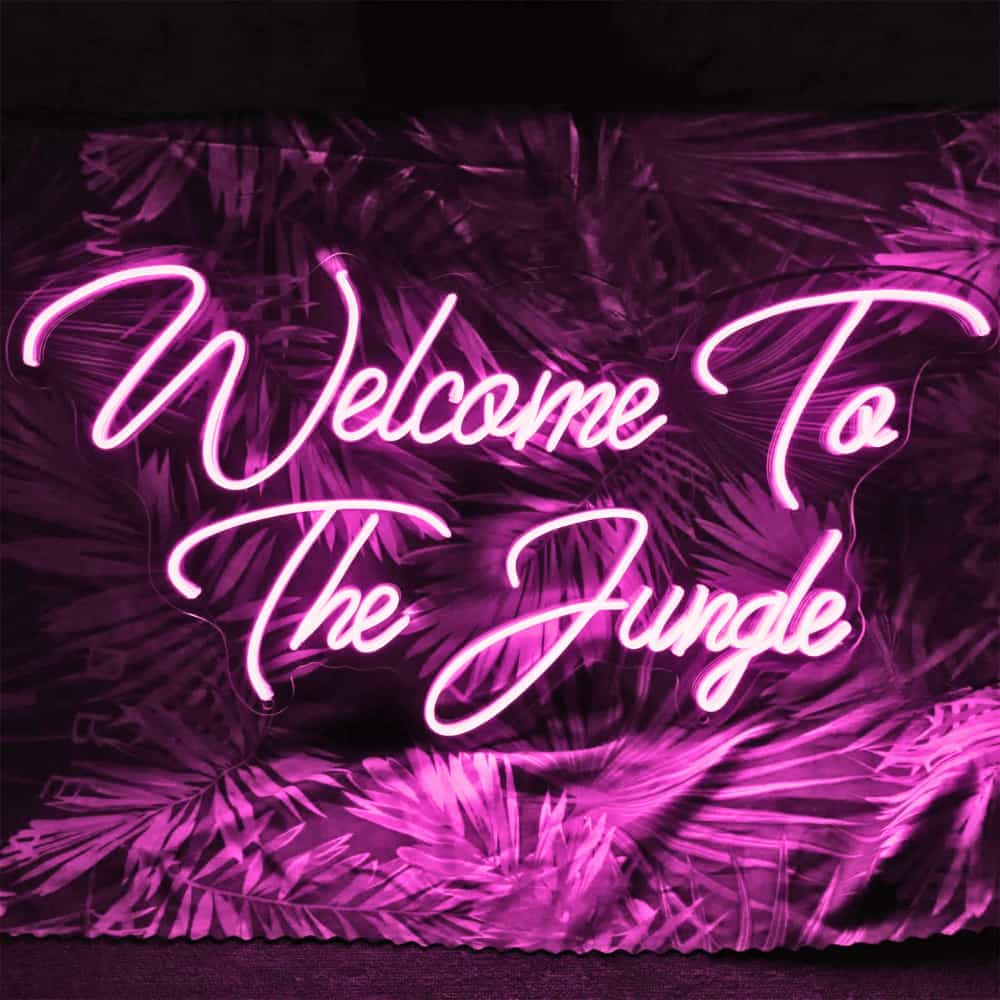 Néon LED Welcome to the jungle