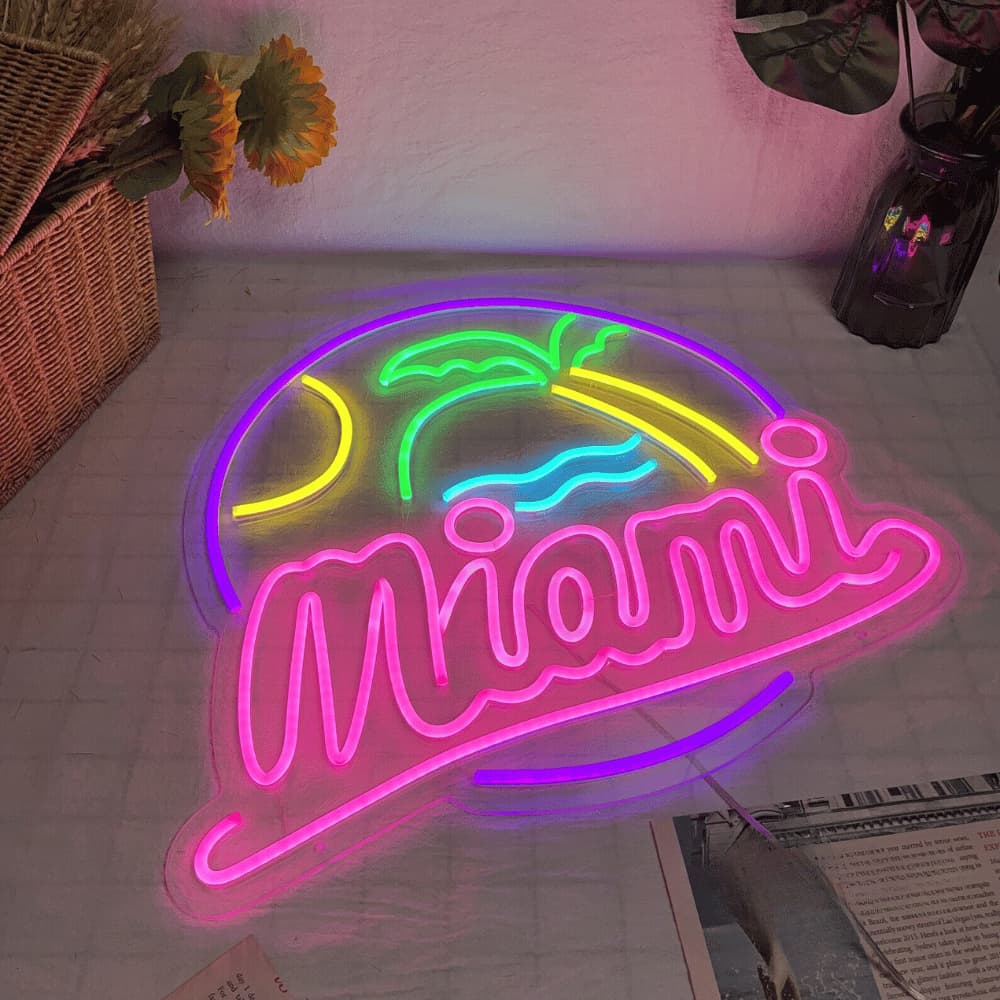 néon décoration Miami
