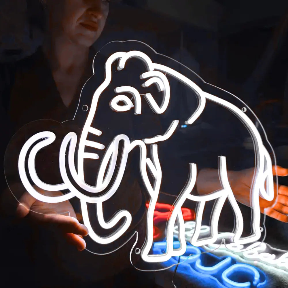 Néon LED Éléphant