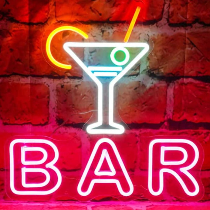 néon cocktail bar 
