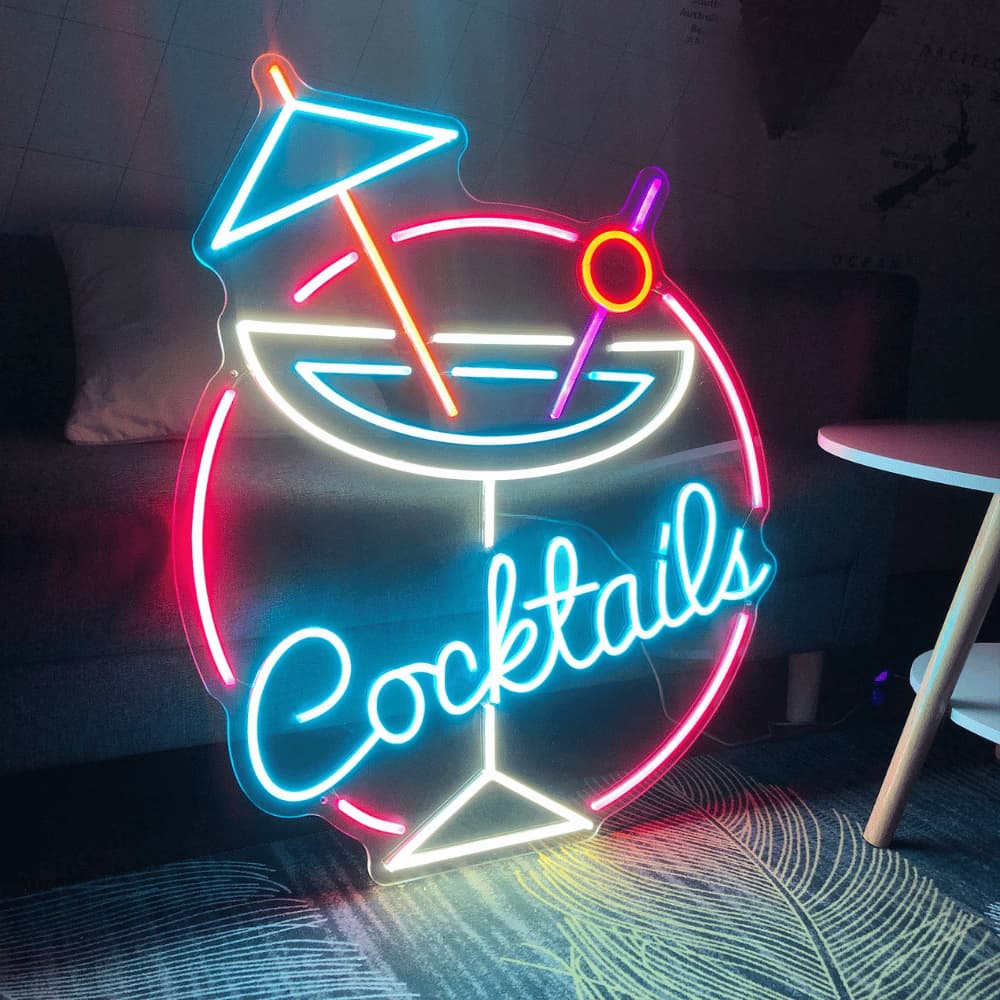 Néon LED Cocktail Plage