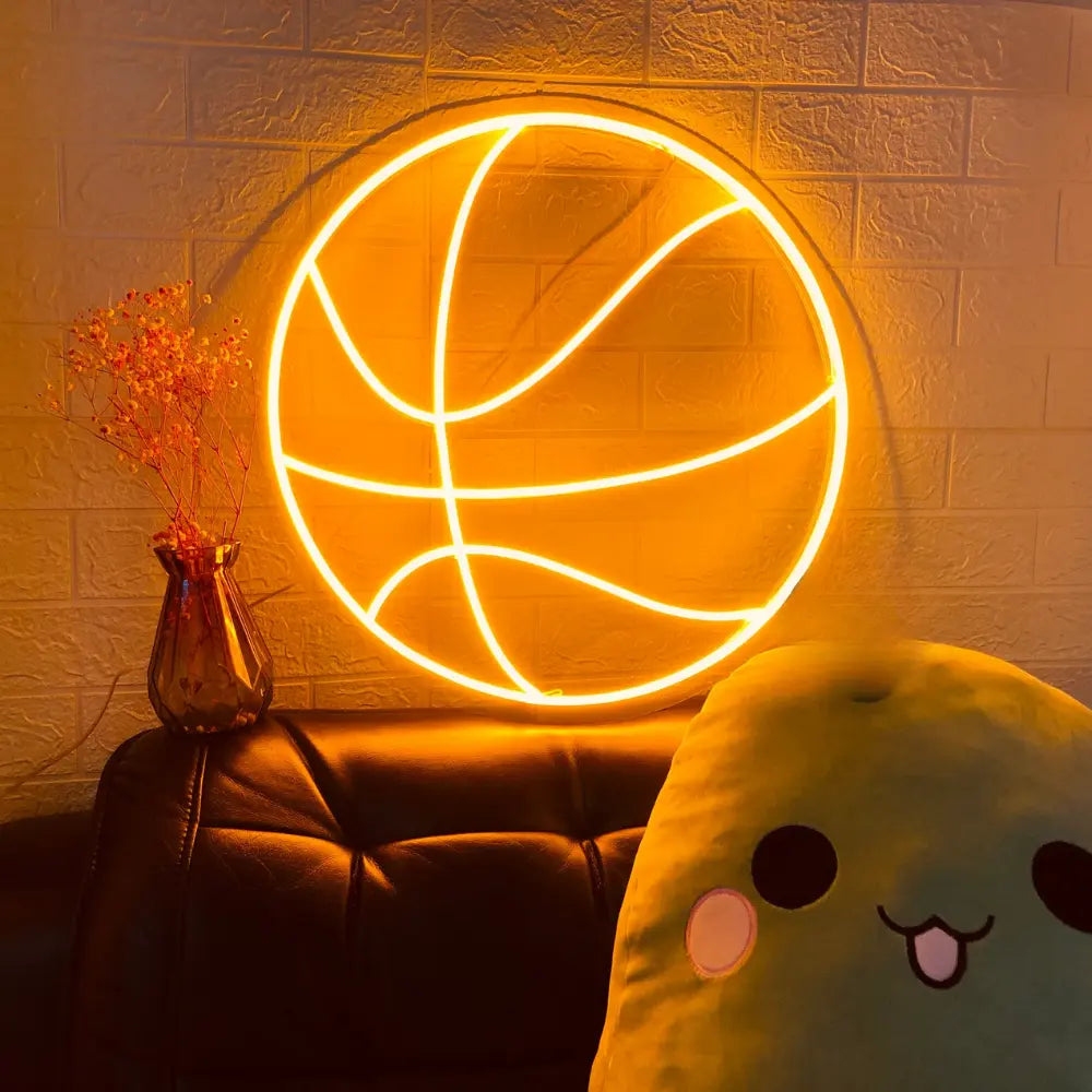 Néon LED Ballon de Basket