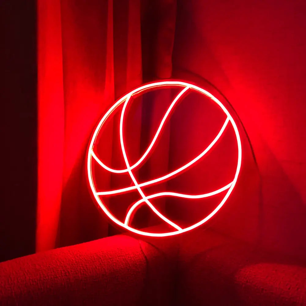 Néon LED Ballon de Basket