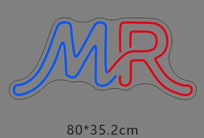 MR 80cm * Néon Personnalisé