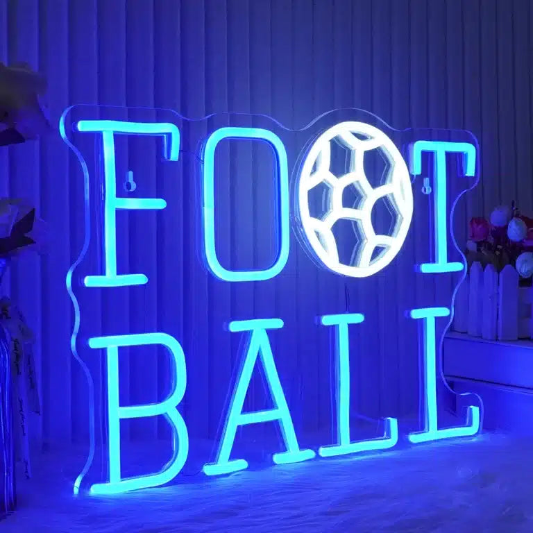 neon football bleu