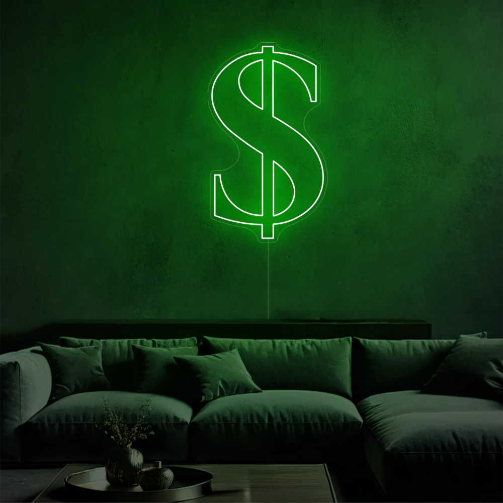 Neon-Dollar-green