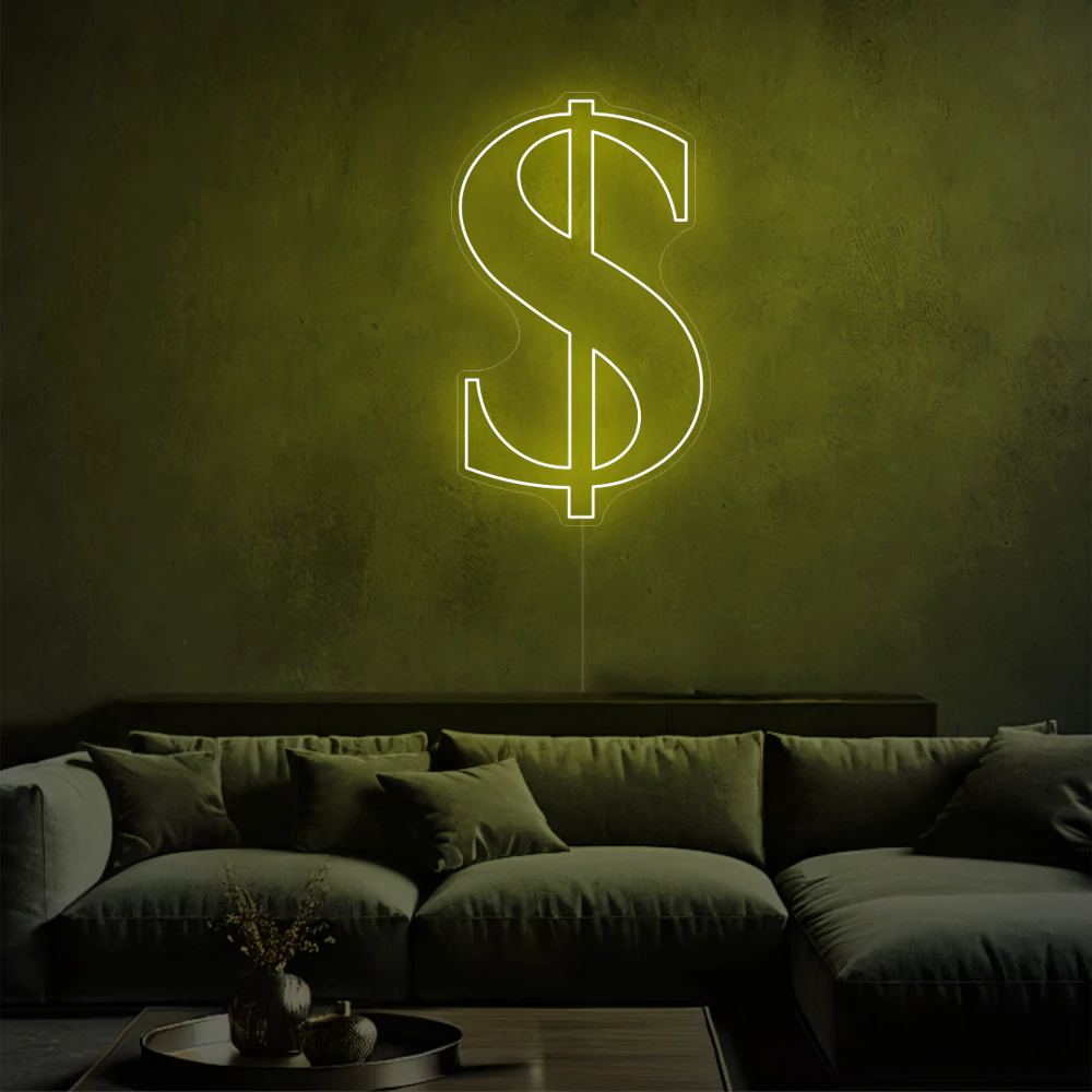 Neon-Dollar-yellow