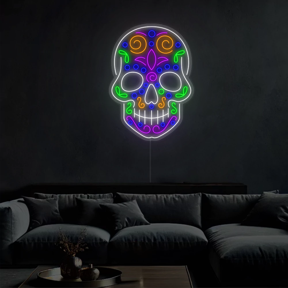 Neon-Tete_de_Mort_Mexicaine