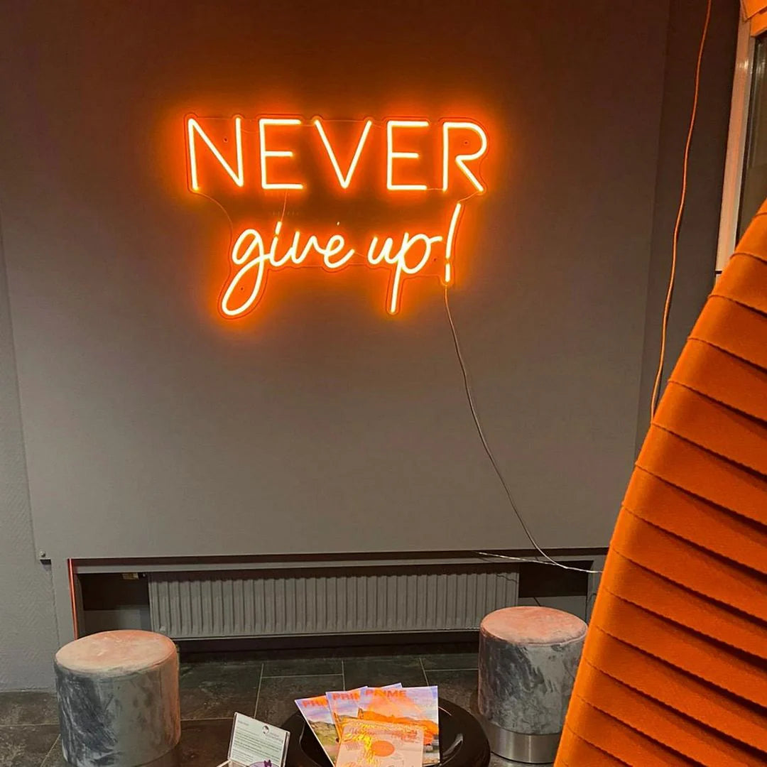 neon never give up