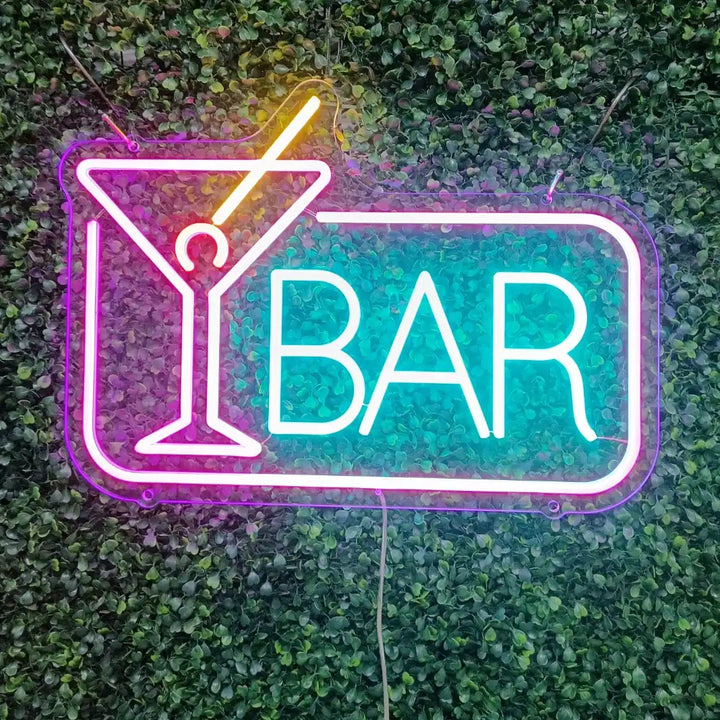 néon mural bar