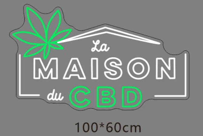 LA MAISON DU CBD néon personnalisé - Livraison express