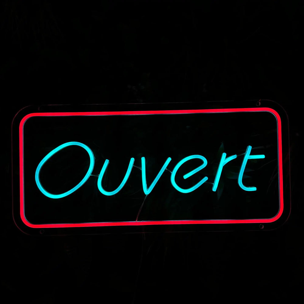 neon led ouvert