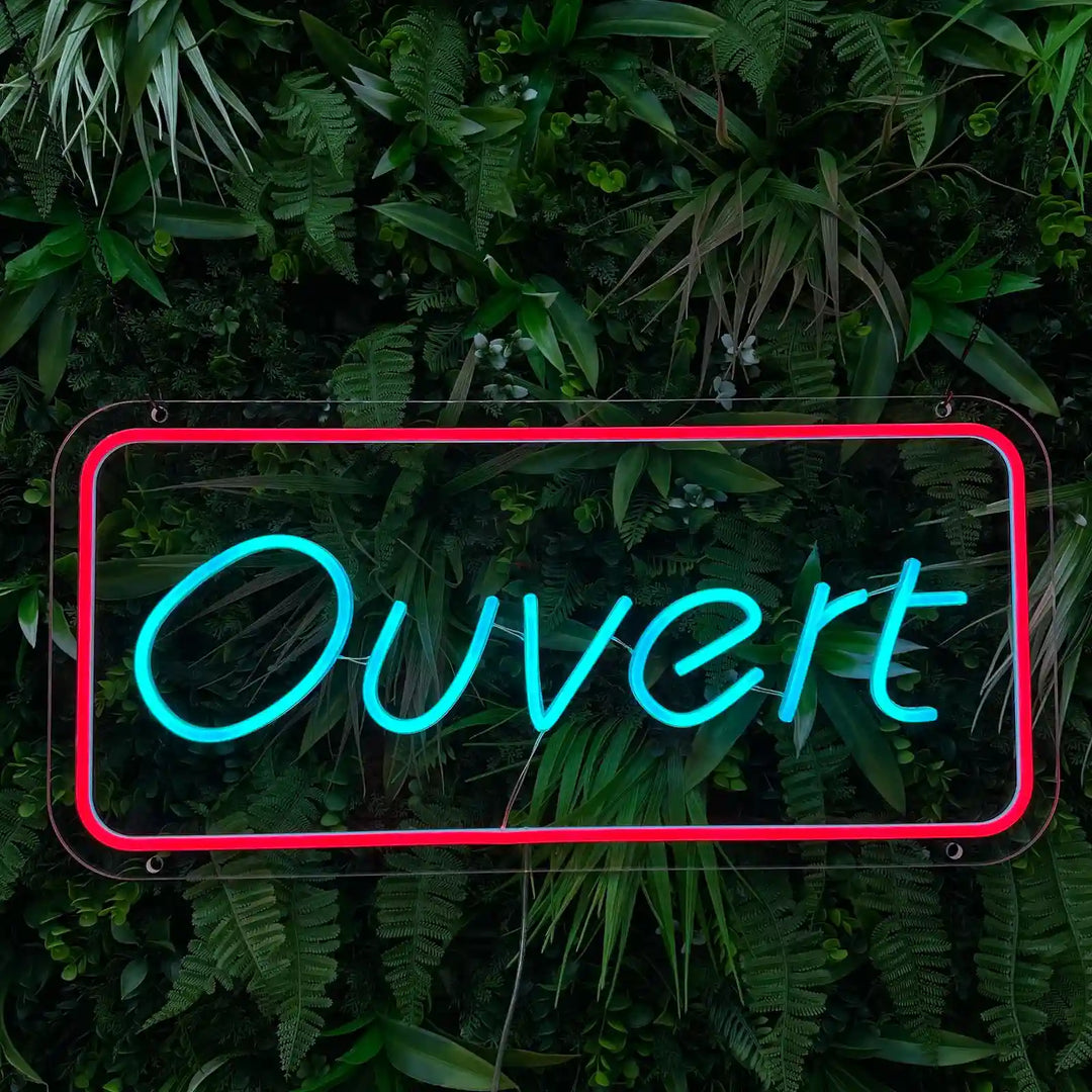 neon ouvert