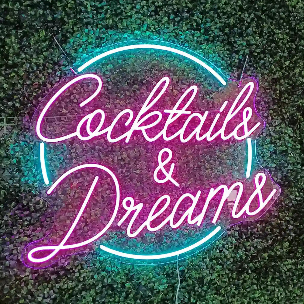 neon bar cocktail & dreams