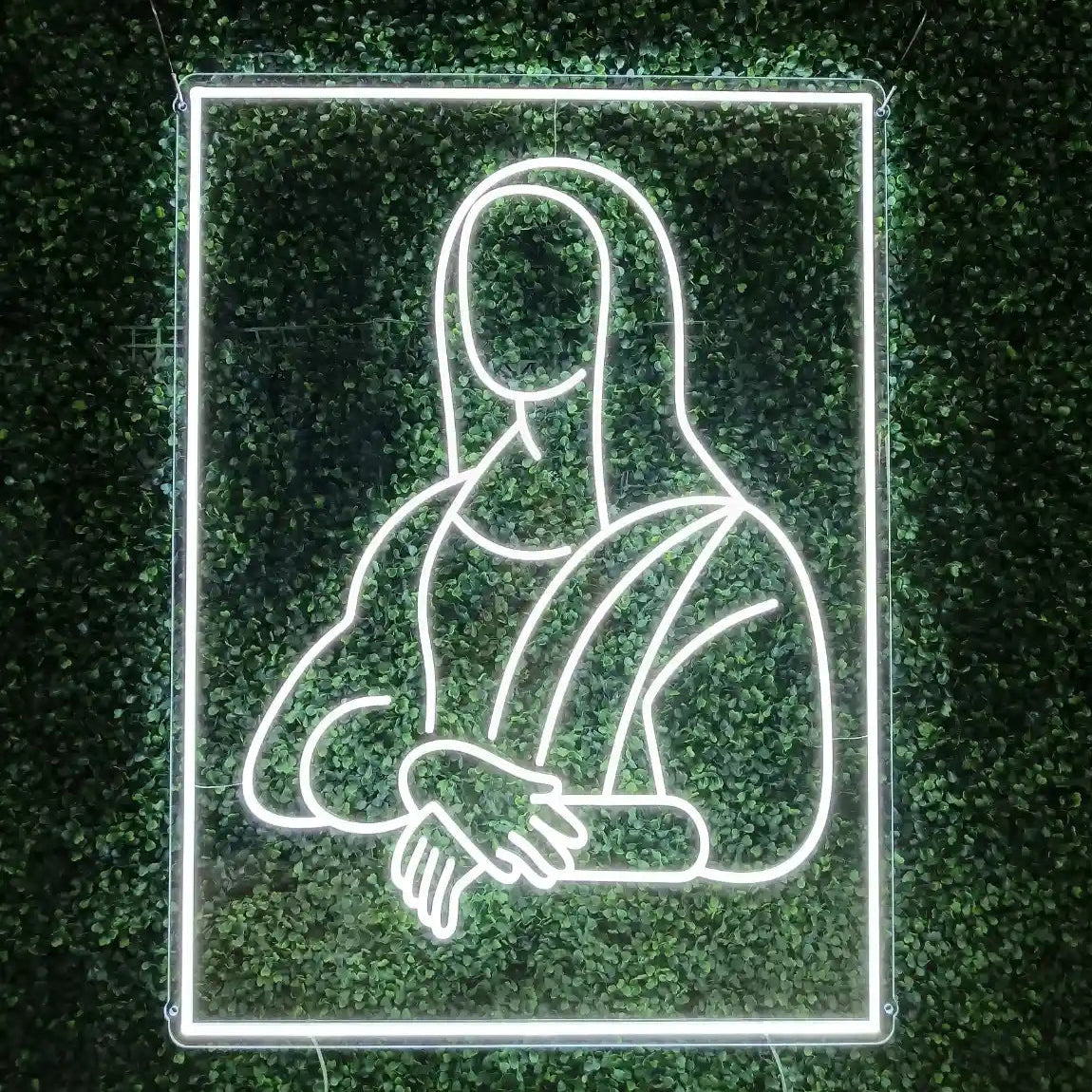 neon jonconde mona lisa 