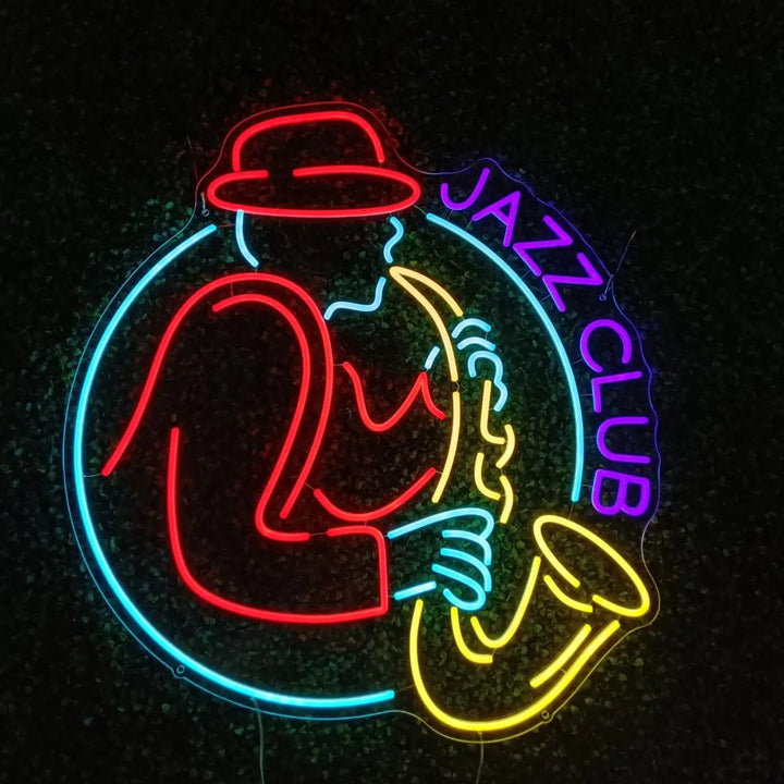 neon jazz club