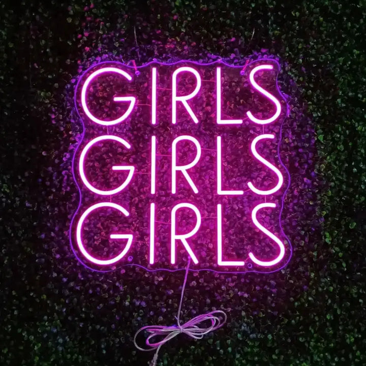 neon girls girls girls rose