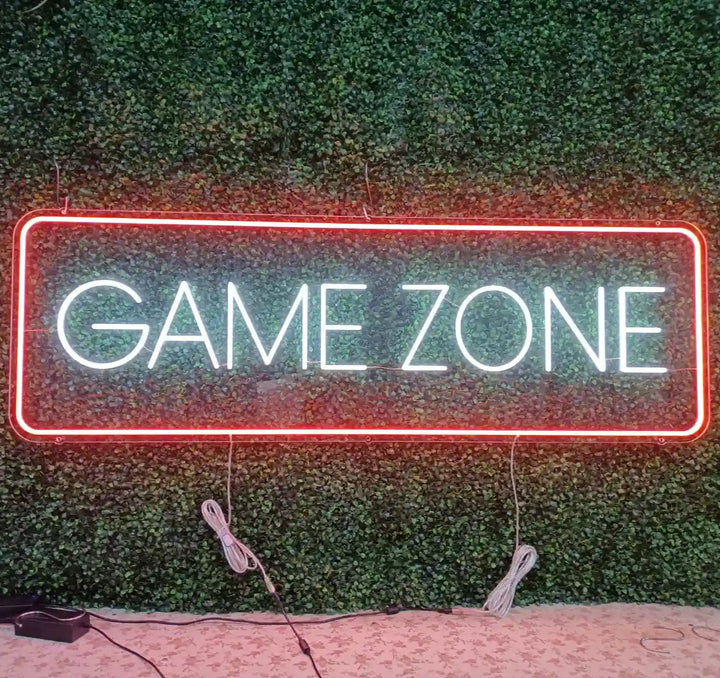 neon game zone orange