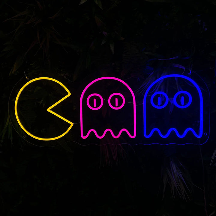 neon pac man