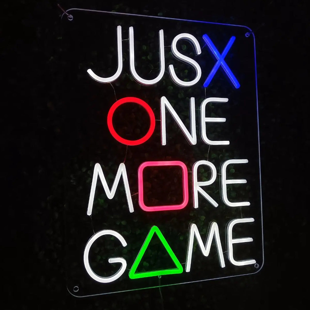 neon gaming playstation