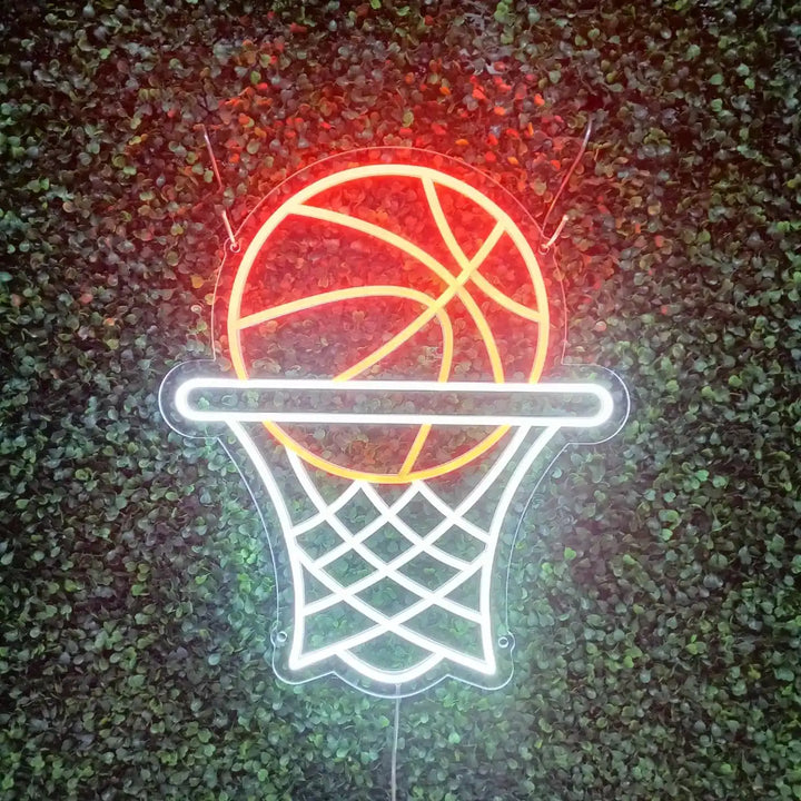 néon panier de basketball