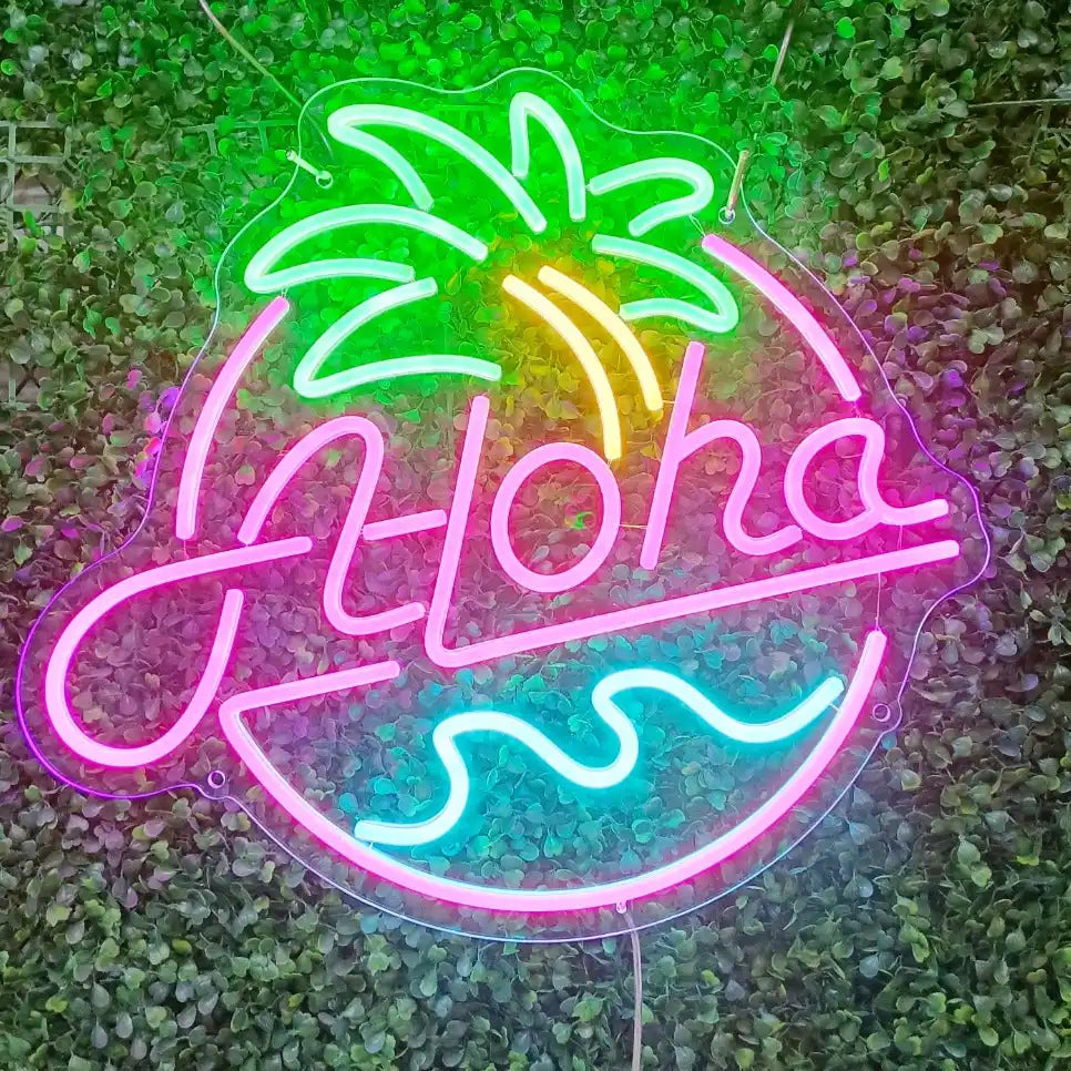 neon deco aloha