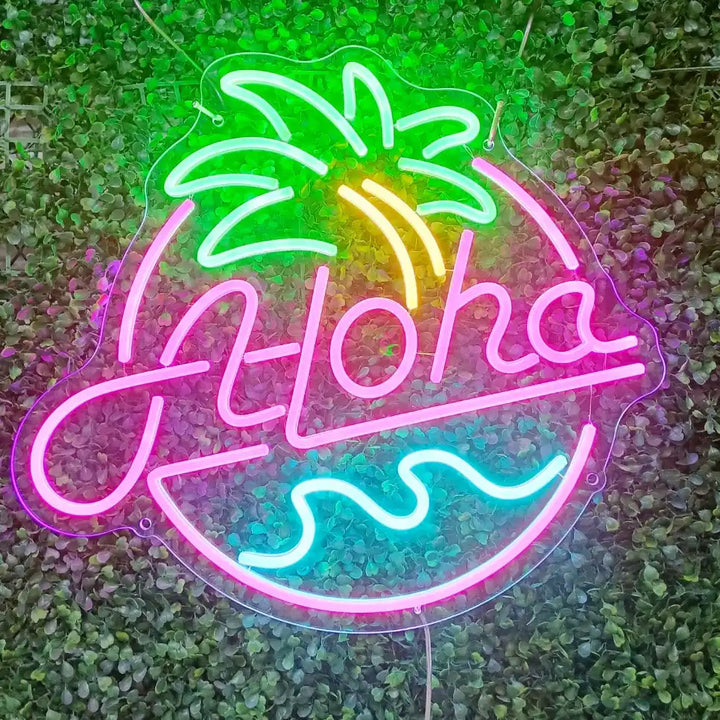 neon deco aloha
