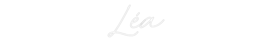 Néon personnalisé: Léa